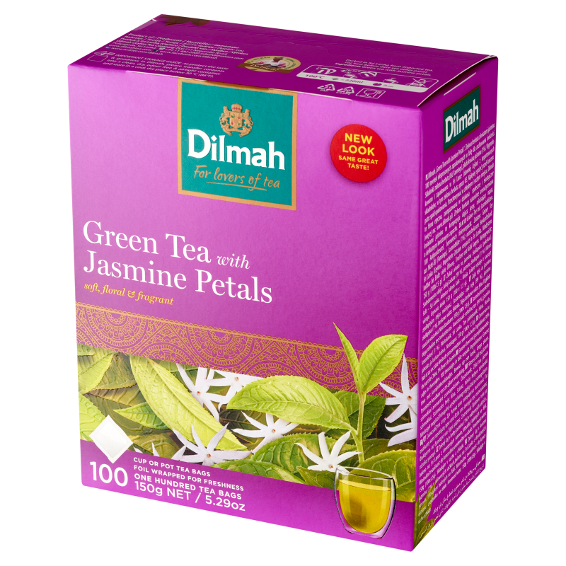 DILMAH Herbata zielona jaśminowa 100 torebek ex.