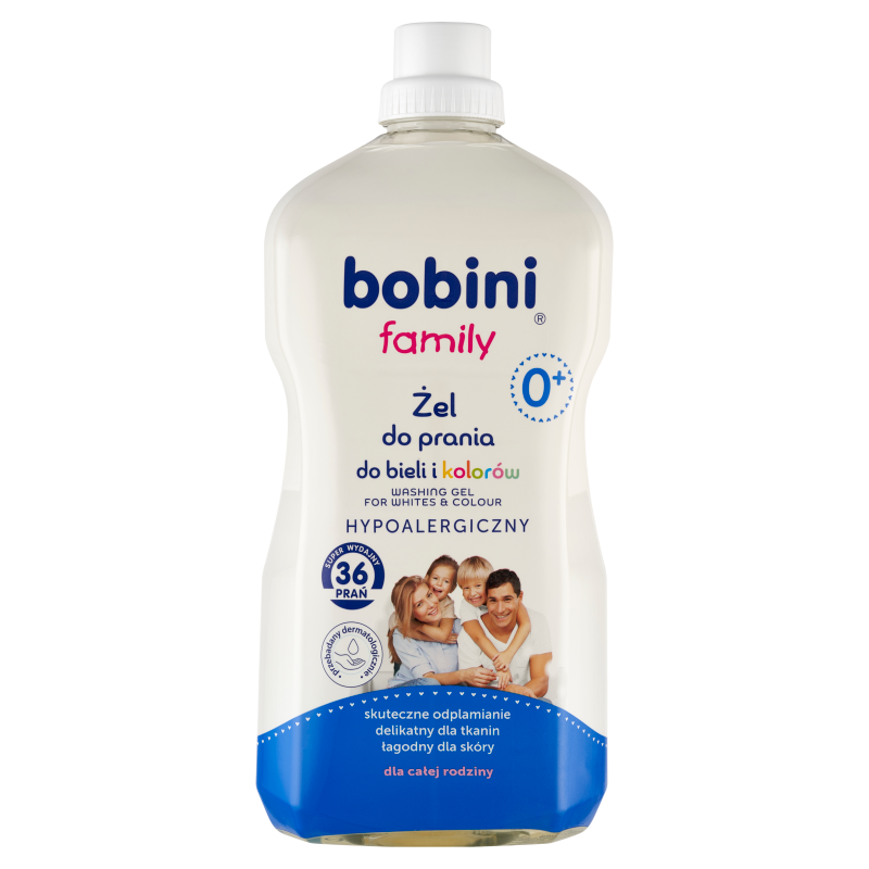 BOBINI Family Hipoalergiczny żel do prania bieli i koloru