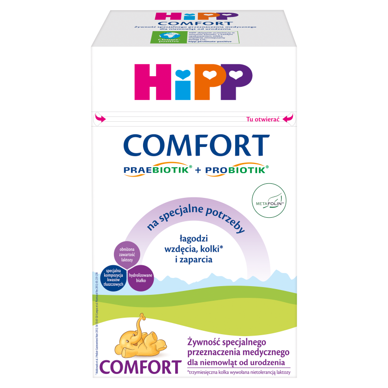 HIPP 1 Comfort Combiotik wzdęcia kolki i zaparcia od urodzenia