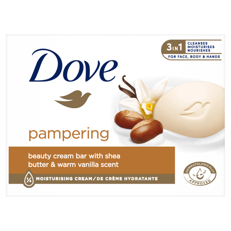 DOVE Kremowa kostka myjąca Masło Shea frisco.pl