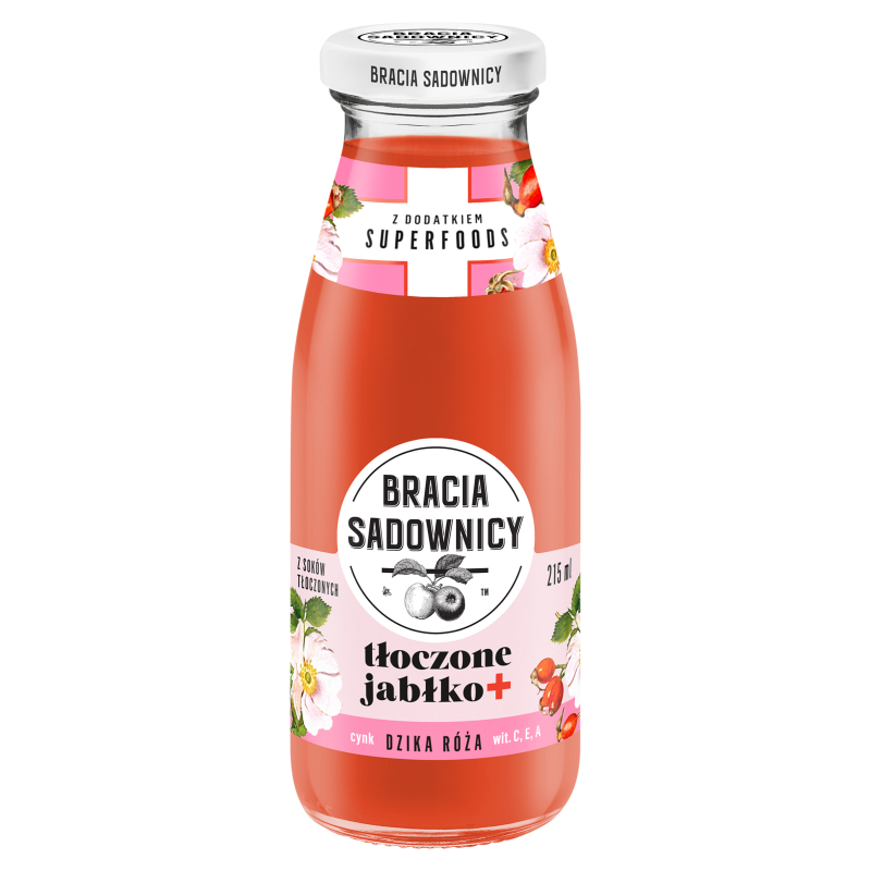 BRACIA SADOWNICY Tłoczone jabłko z dziką różą