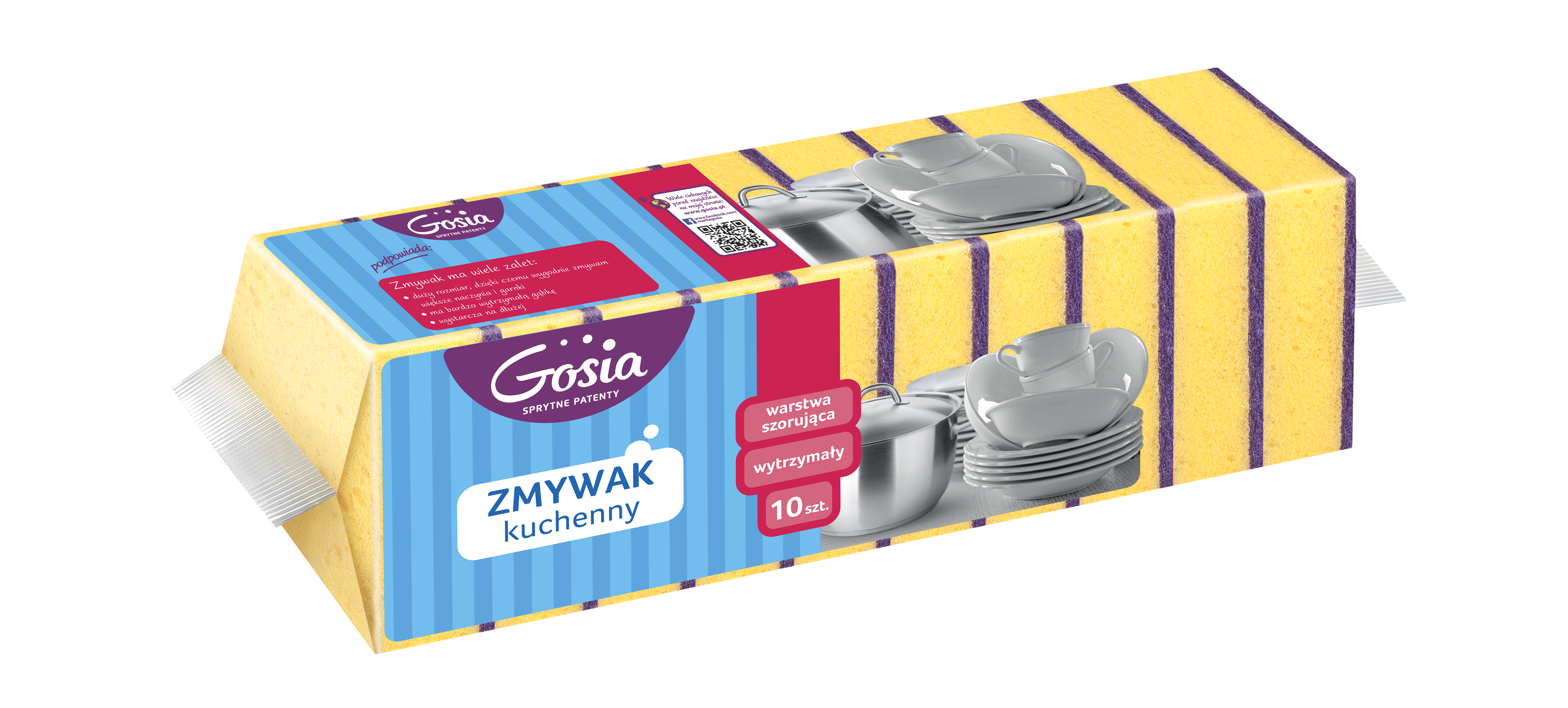 GOSIA Zmywak kuchenny GOSIA 10szt.
