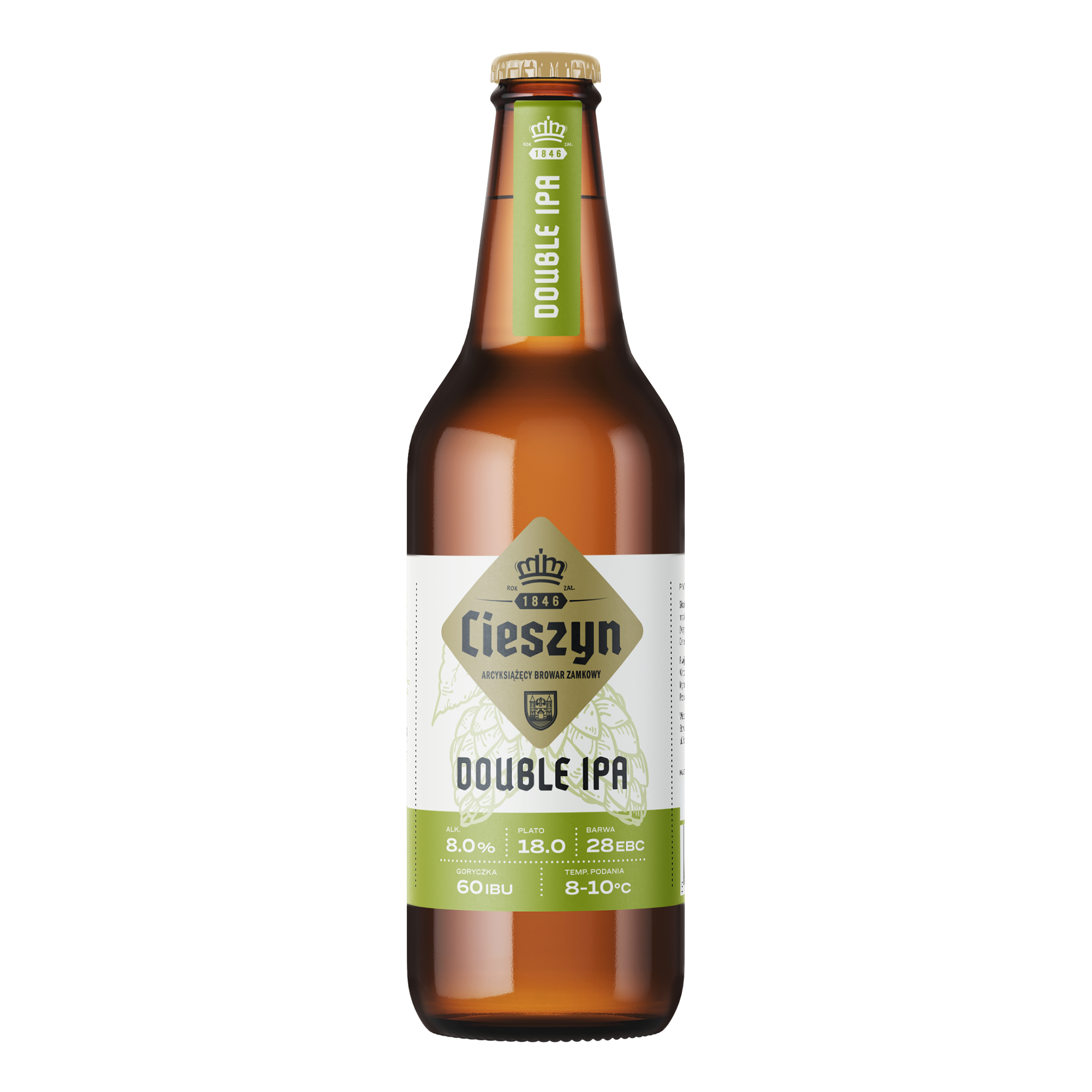 CIESZYN Double ipa Piwo (butelka bezzwrotna)