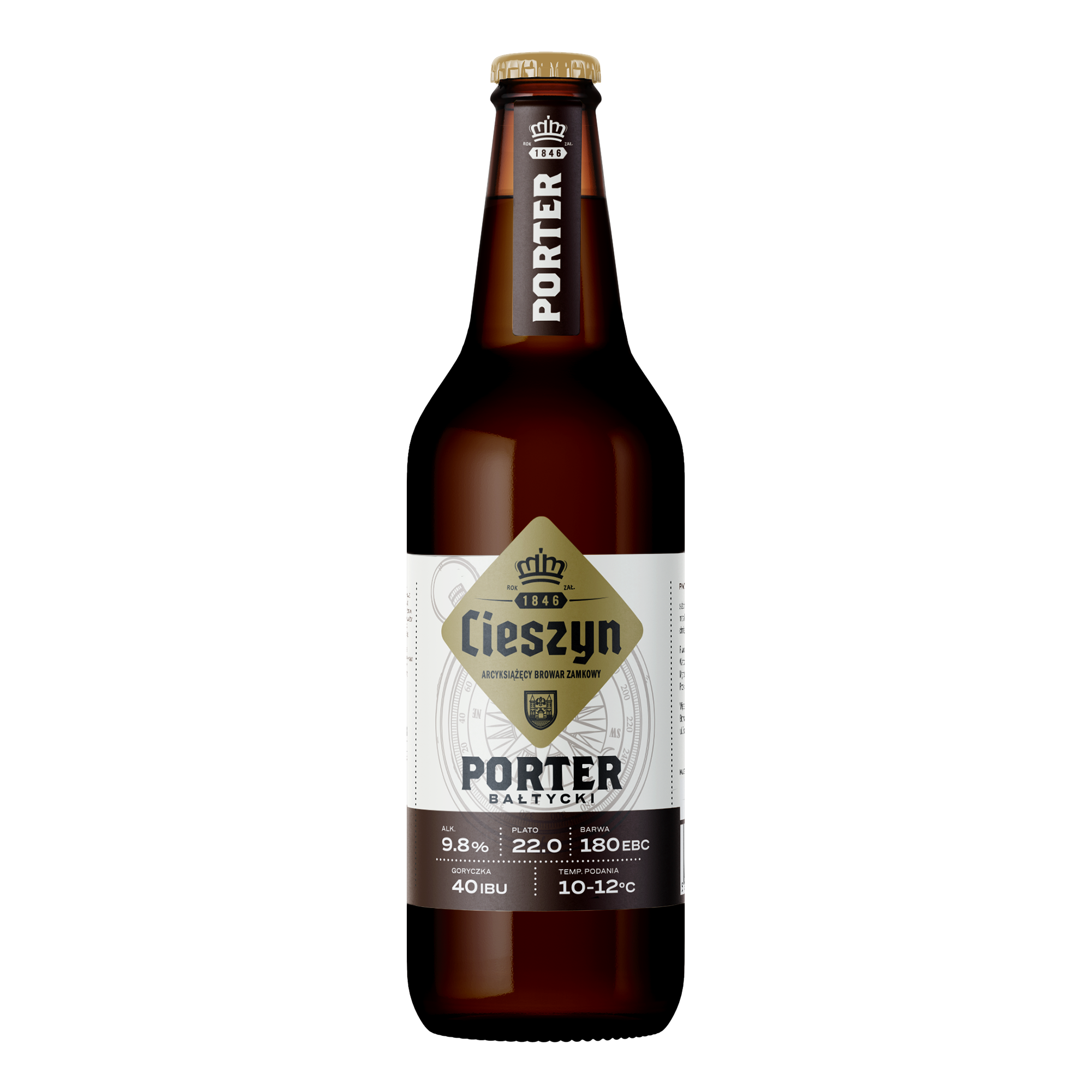 CIESZYN Porter Bałtycki Piwo (butelka bezzwrotna)