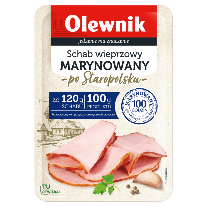 OLEWNIK Schab wieprzowy marynowany po staropolsku - plastry frisco.pl