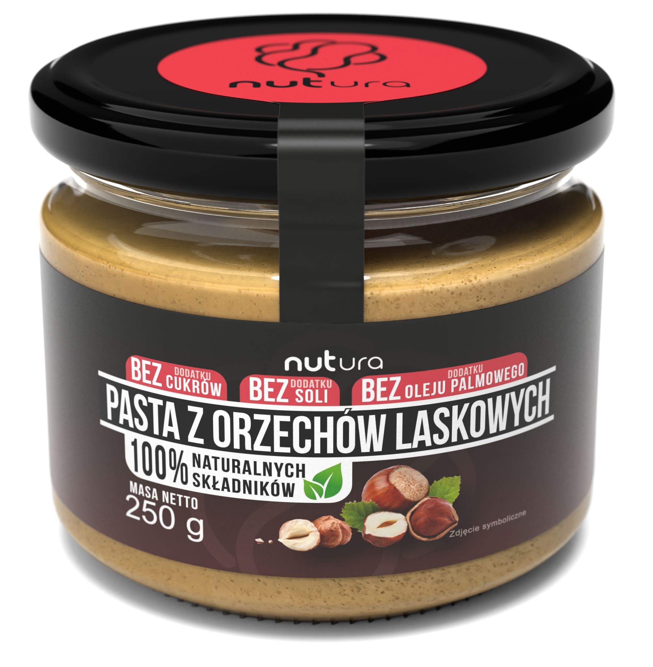 NUTURA Pasta z orzechów laskowych