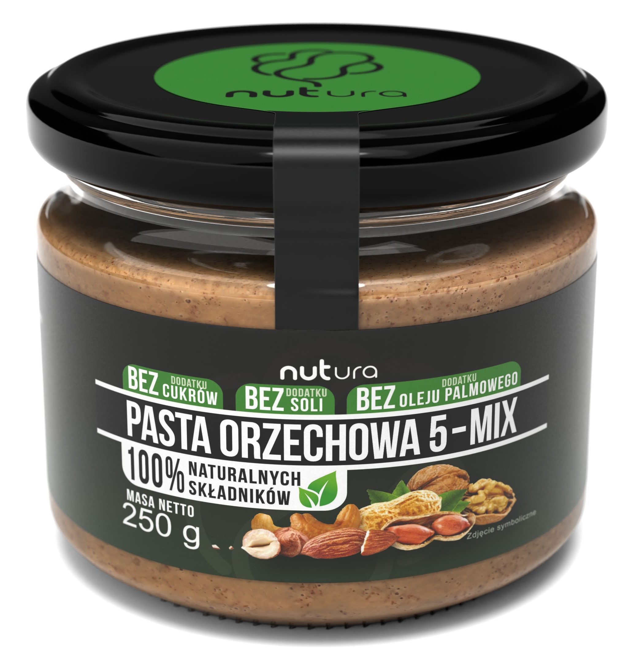 NUTURA Pasta orzechowa 5-mix