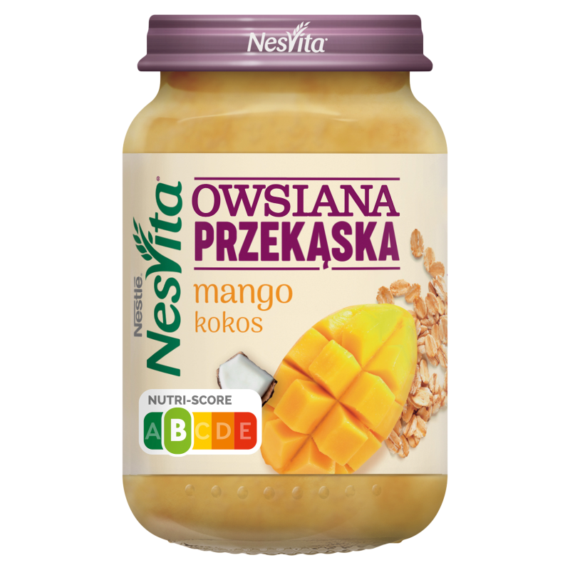 NESVITA Owsiana przekąska mango kokos