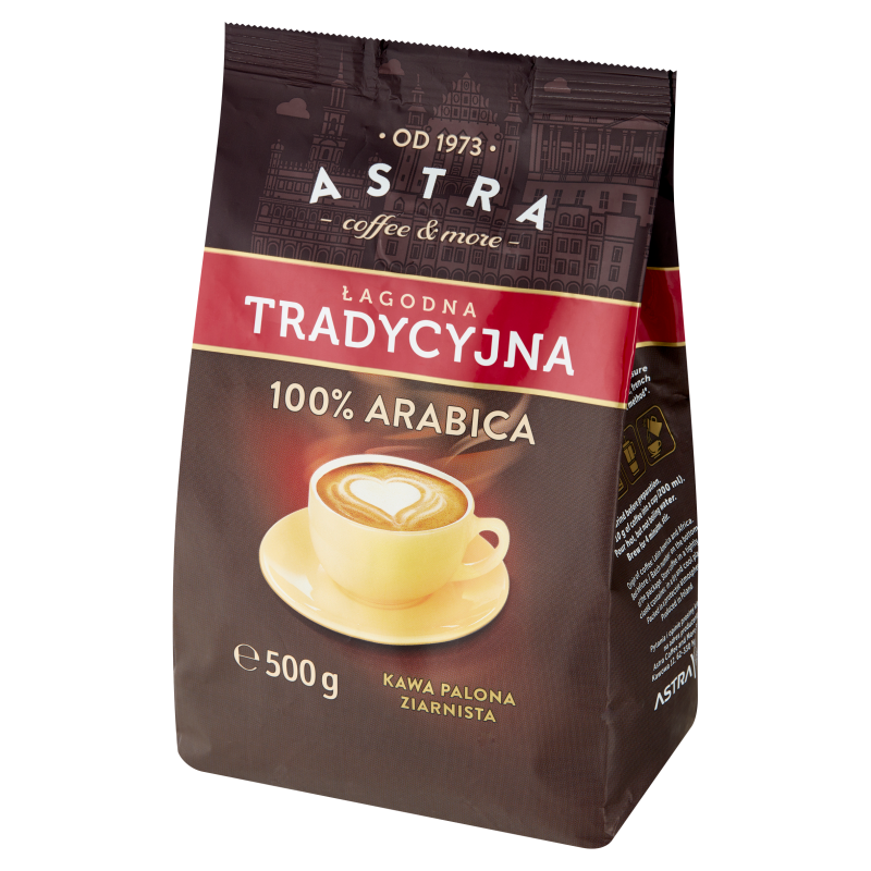ASTRA Tradycyjna Łagodna Kawa ziarnista