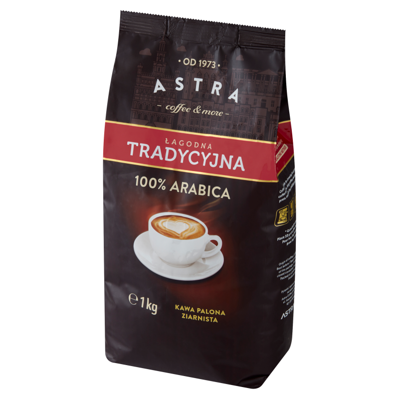 ASTRA Tradycyjna Łagodna Kawa ziarnista