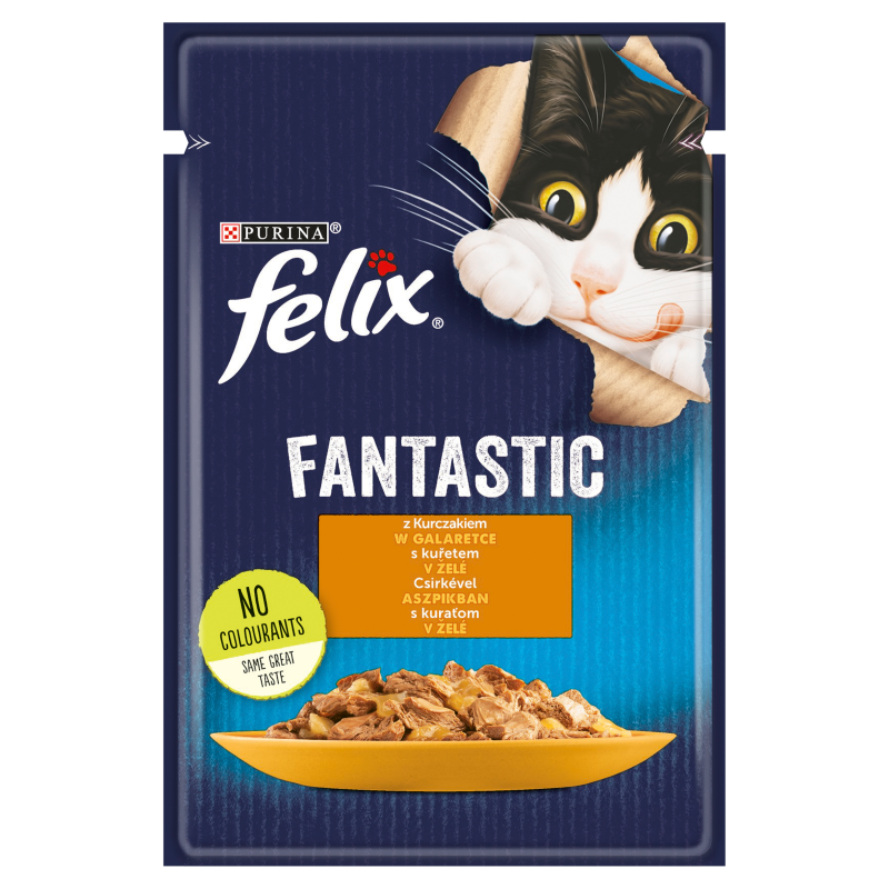 FELIX® Fantastic Karma dla kotów kurczak w galaretce