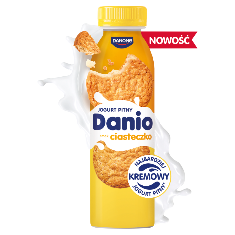 DANIO Jogurt do picia o smaku ciasteczkowym