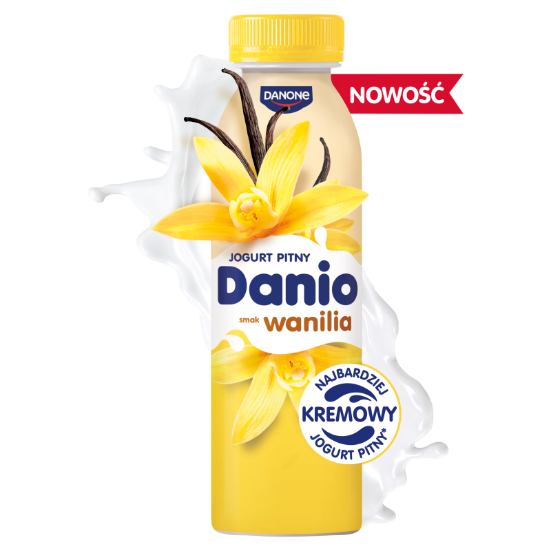 DANIO Jogurt pitny o smaku waniliowym frisco.pl