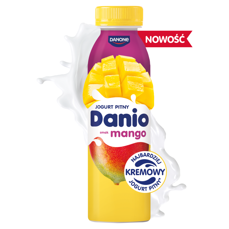 DANIO Jogurt do picia o smaku mango frisco.pl