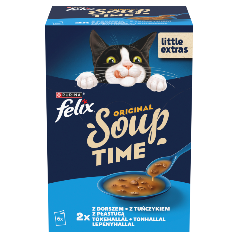 FELIX® Soup Uzupełniająca karma dla kota (6 x 48g) frisco.pl
