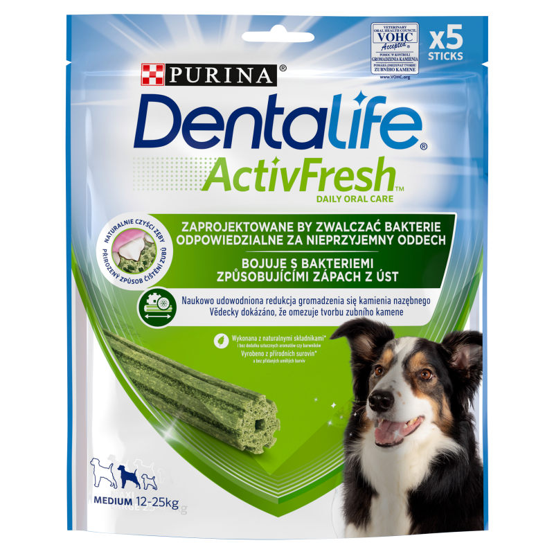DENTALIFE Medium Uzupełniająca karma dla psów