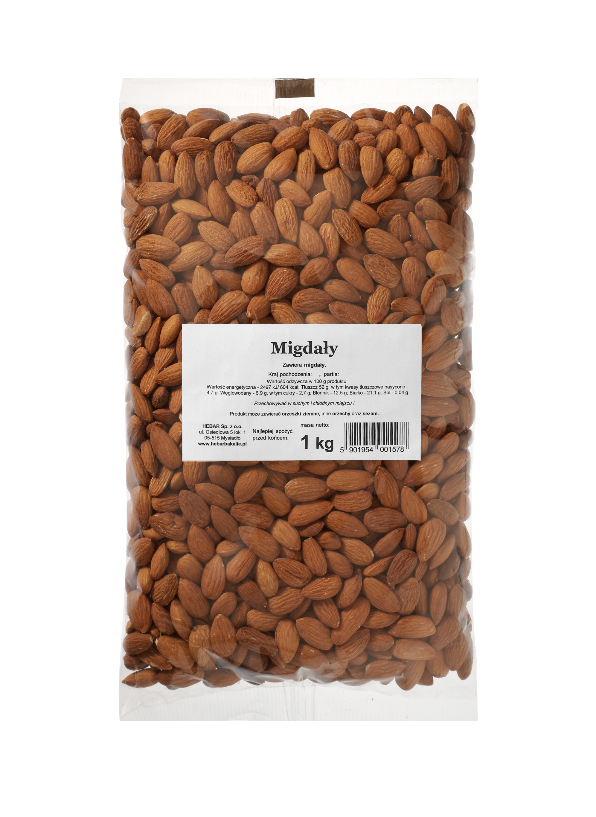 HEBAR XXL Migdały