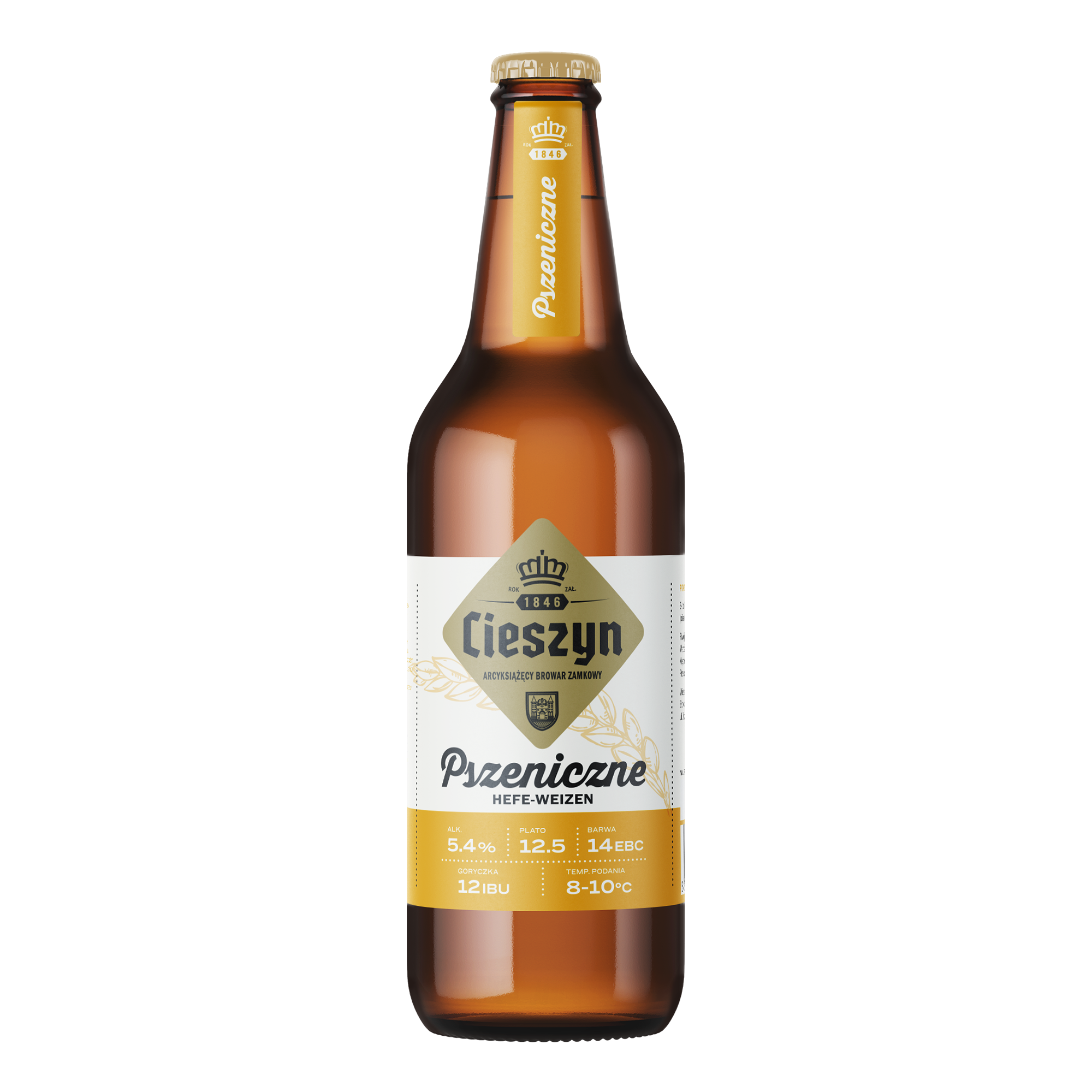 CIESZYN Piwo Pszeniczne (butelka bezzwrotna)