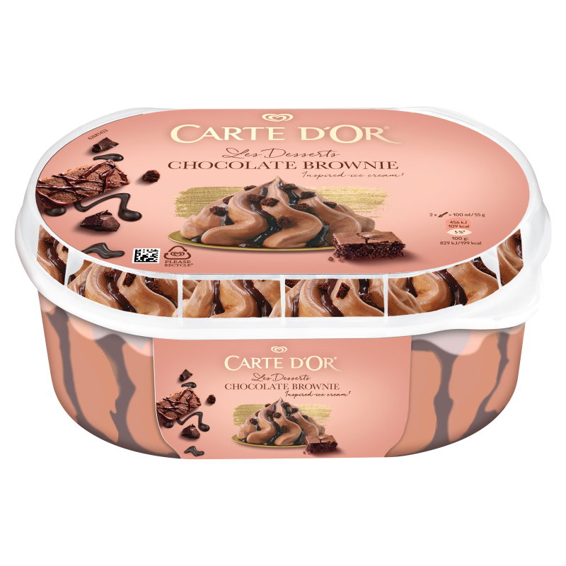 CARTE D'OR Les Desserts Chocolate Brownie Lody
