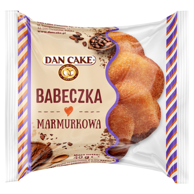 DAN CAKE Babeczka marmurkowa