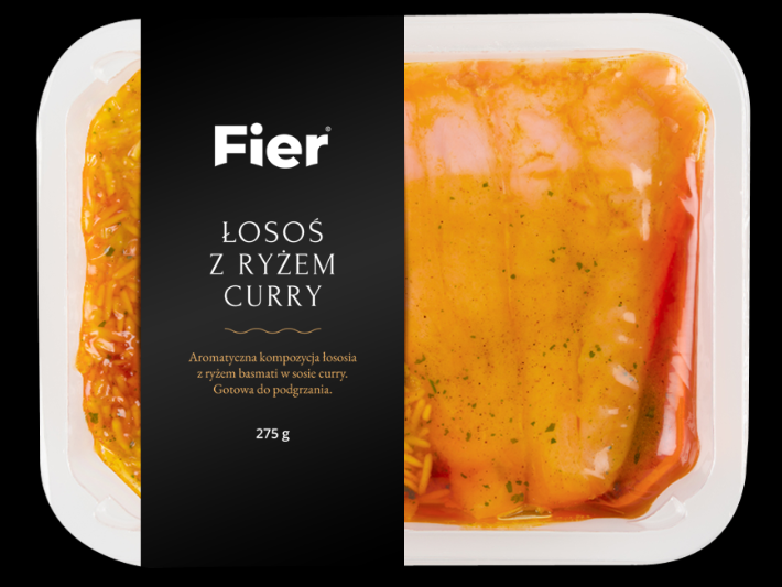 FIER Łosoś z ryżem curry