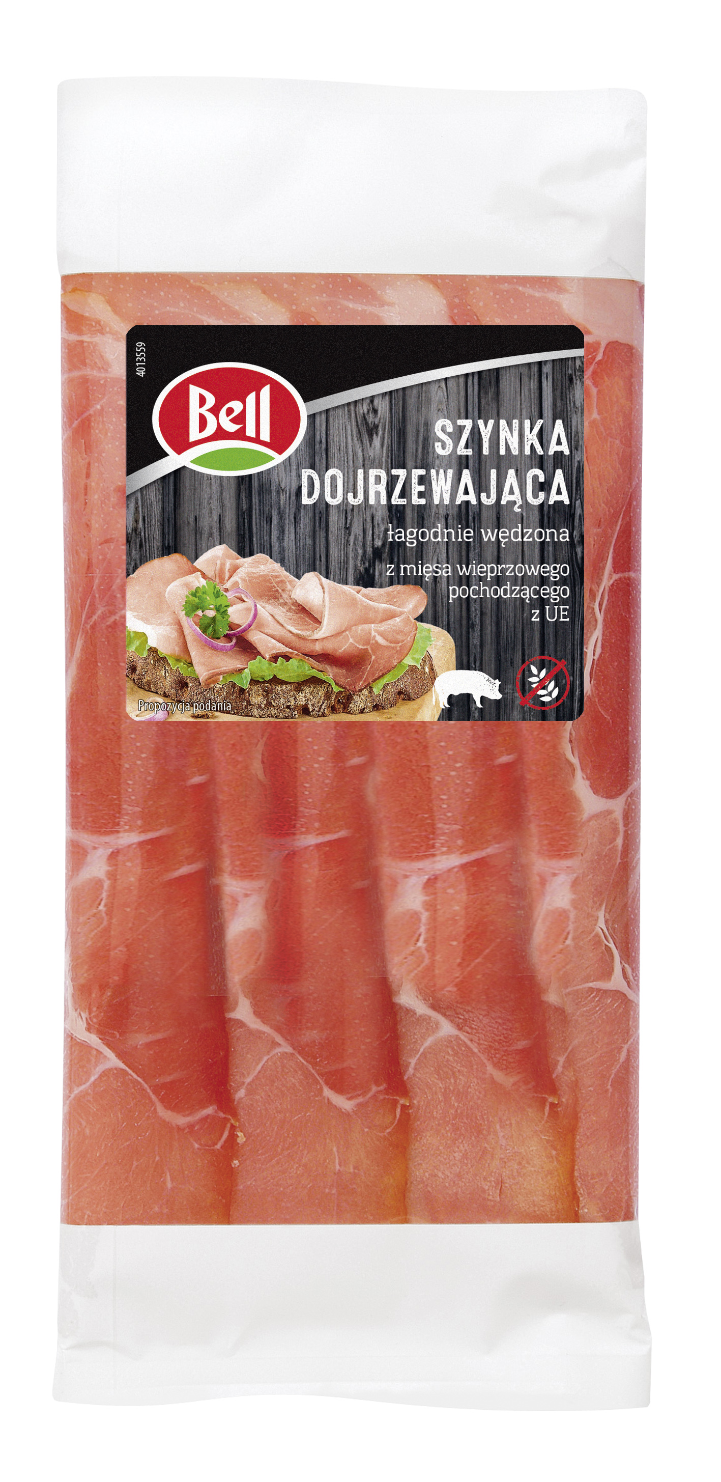BELL Szynka dojrzewająca łagodnie wędzona