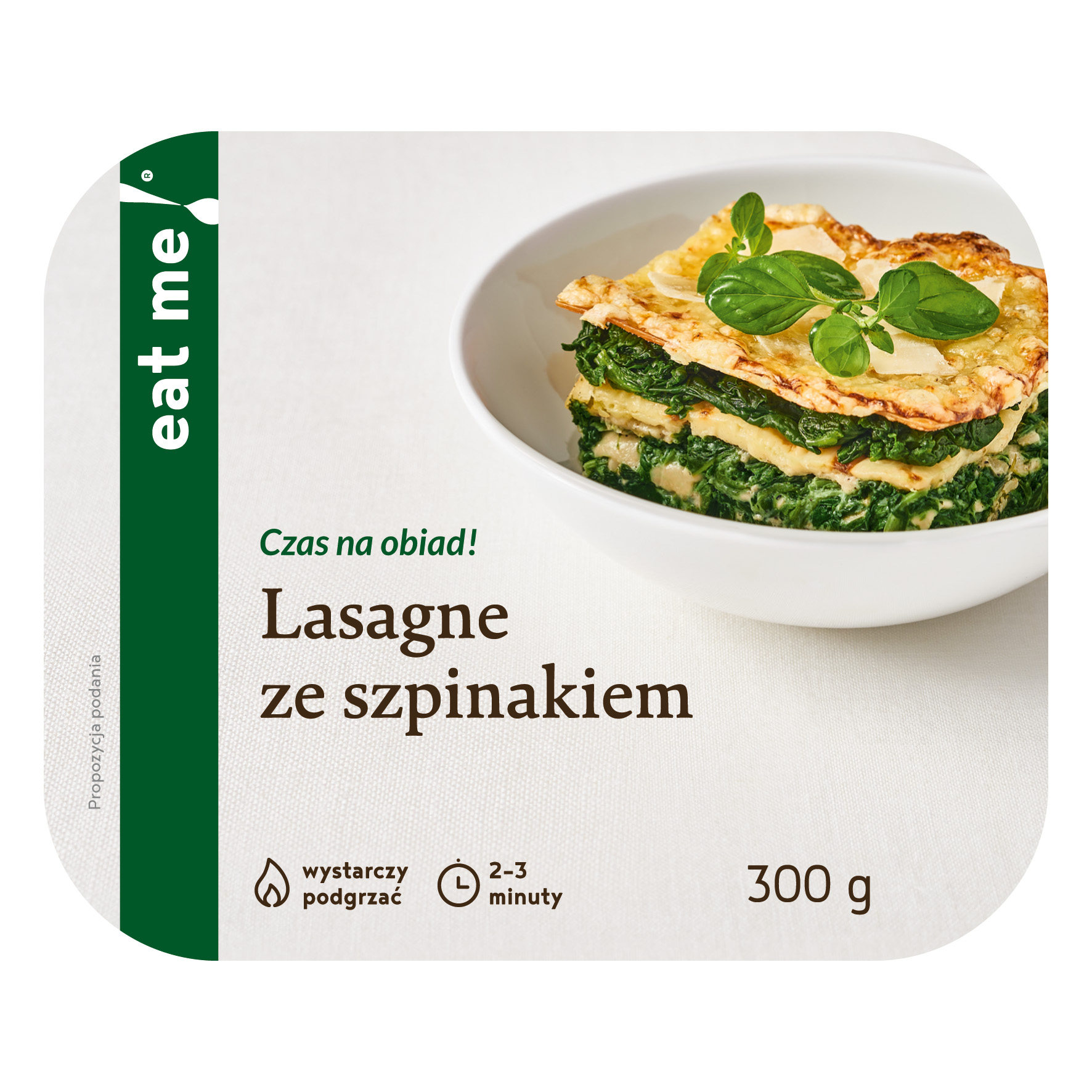 EAT ME! Lasagne ze szpinakiem