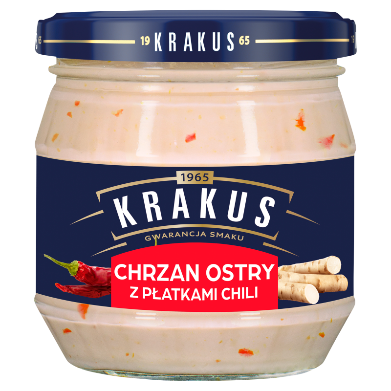 KRAKUS Chrzan ostry z płatkami chili frisco.pl