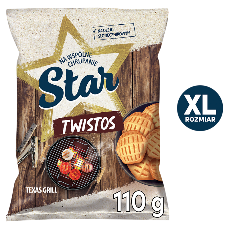 TWISTOS Chrupki ziemniaczane o smaku grillowanego mięsa