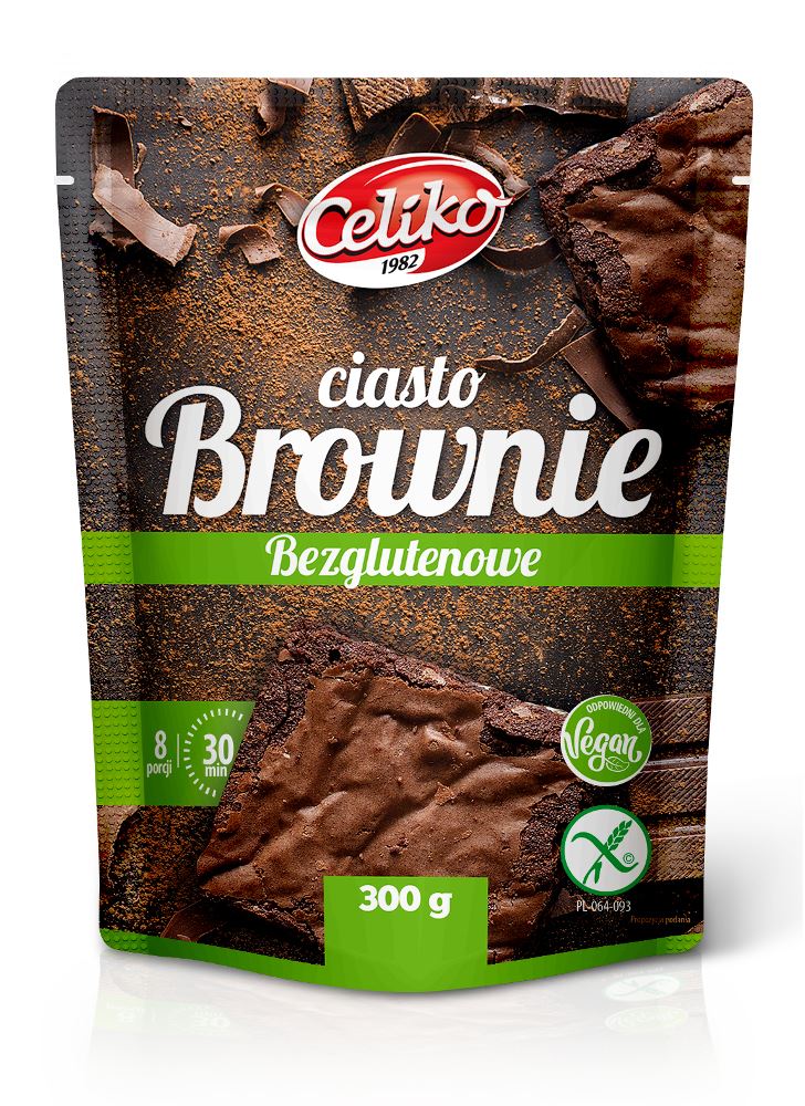 CELIKO Ciasto Brownie (na 8 porcji) bezglutenowe