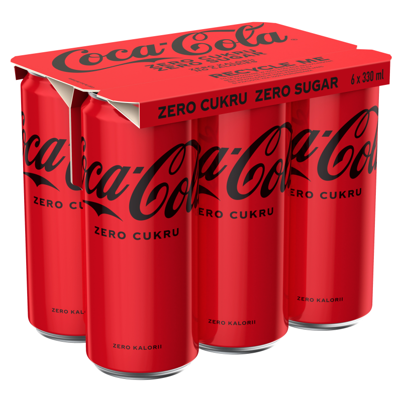 COCA-COLA ZERO Napój gazowany 6 x