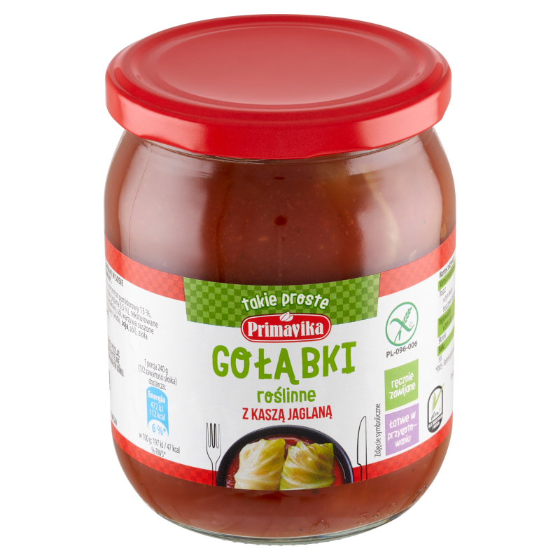 PRIMAVIKA Gołąbki wegetariańskie z kaszą jaglaną bezglutenowe frisco.pl