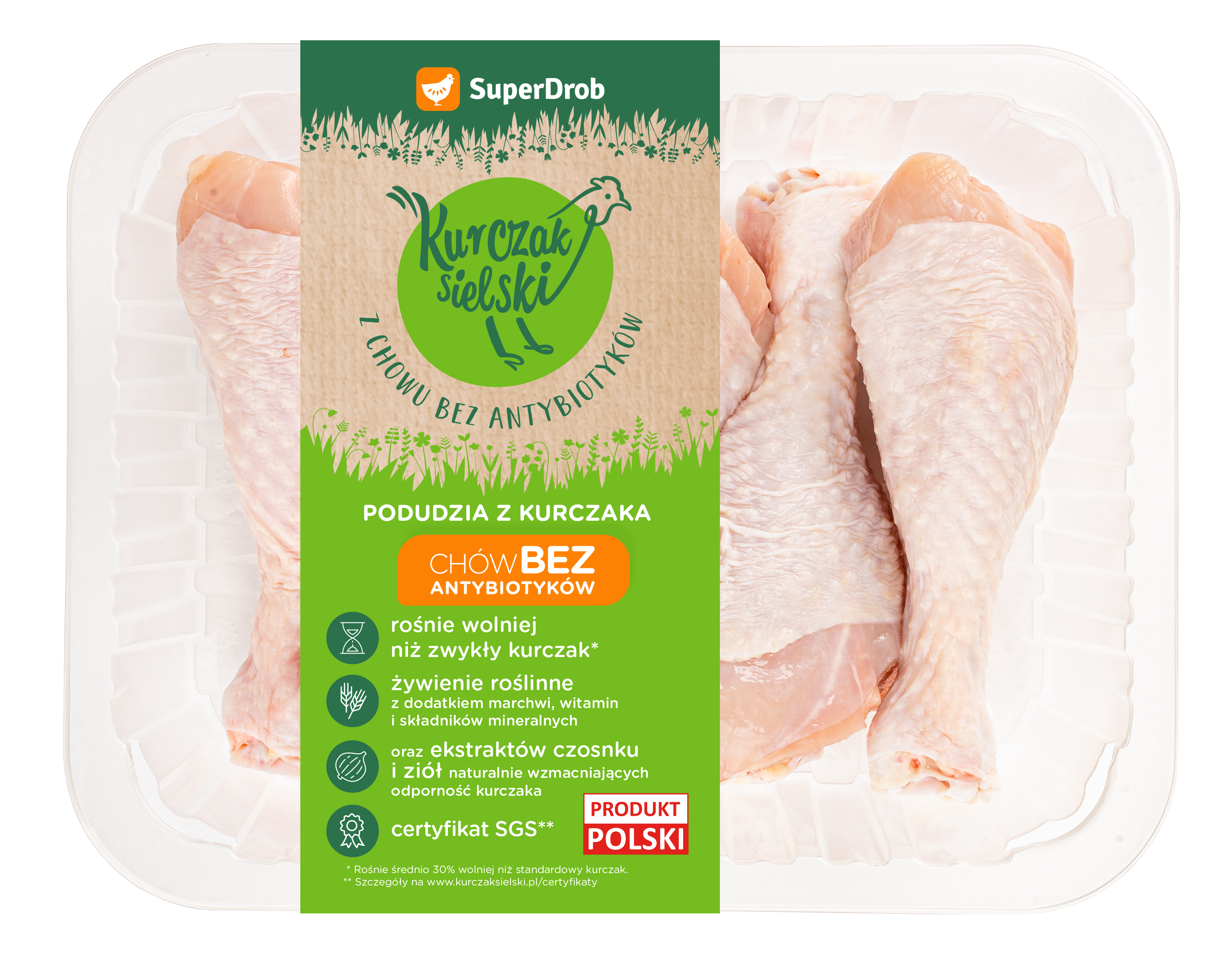 KURCZAK SIELSKI Podudzie z kurczaka (500g-700g)