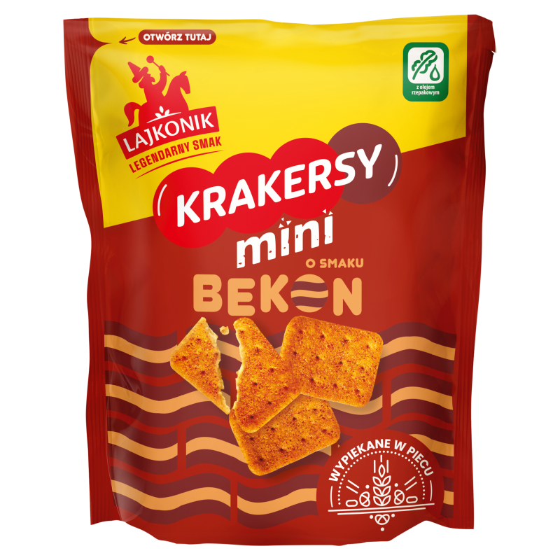 LAJKONIK Mini Krakersy Bekon frisco.pl