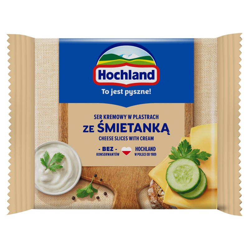 HOCHLAND Ser kremowy w plastrach śmietankowy frisco.pl