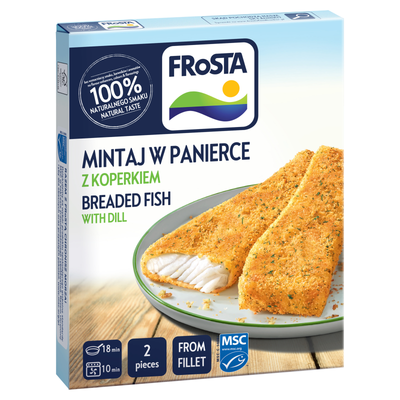 FROSTA Mintaj w panierce z koperkiem mrożony