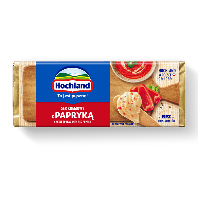 HOCHLAND Ser kremowy z papryką (topiony) frisco.pl