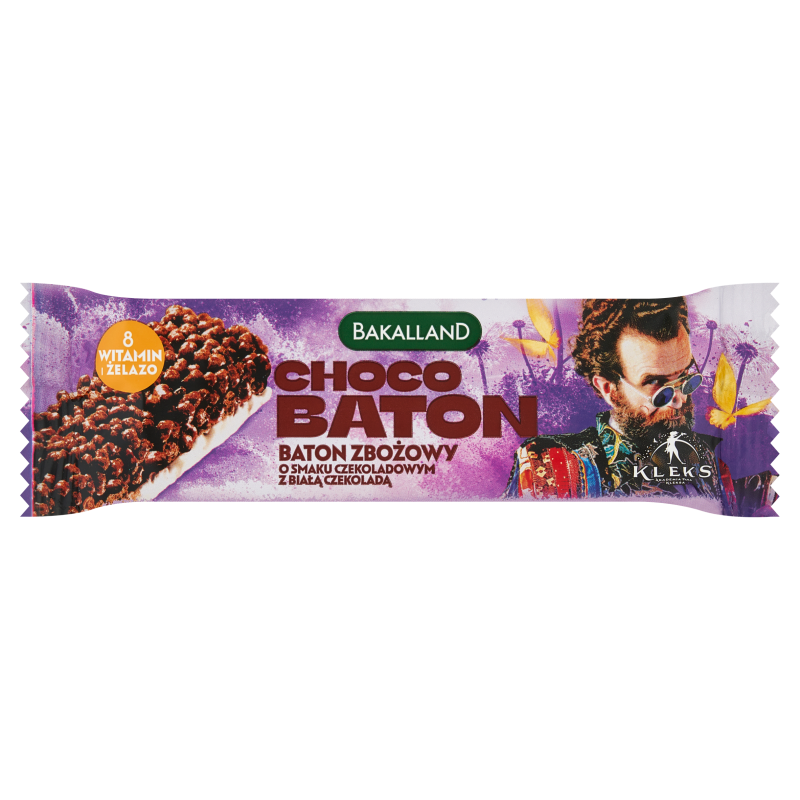 BAKALLAND Akademia Pana Kleksa Choco baton zbożowy z białą czekoladą frisco.pl