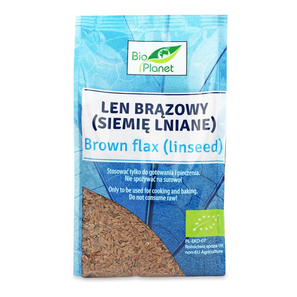 BIO PLANET Len brązowy (siemię lniane) BIO