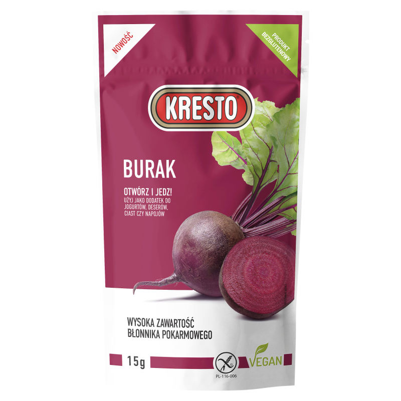 KRESTO Burak liofilizowany (bezglutenowy)