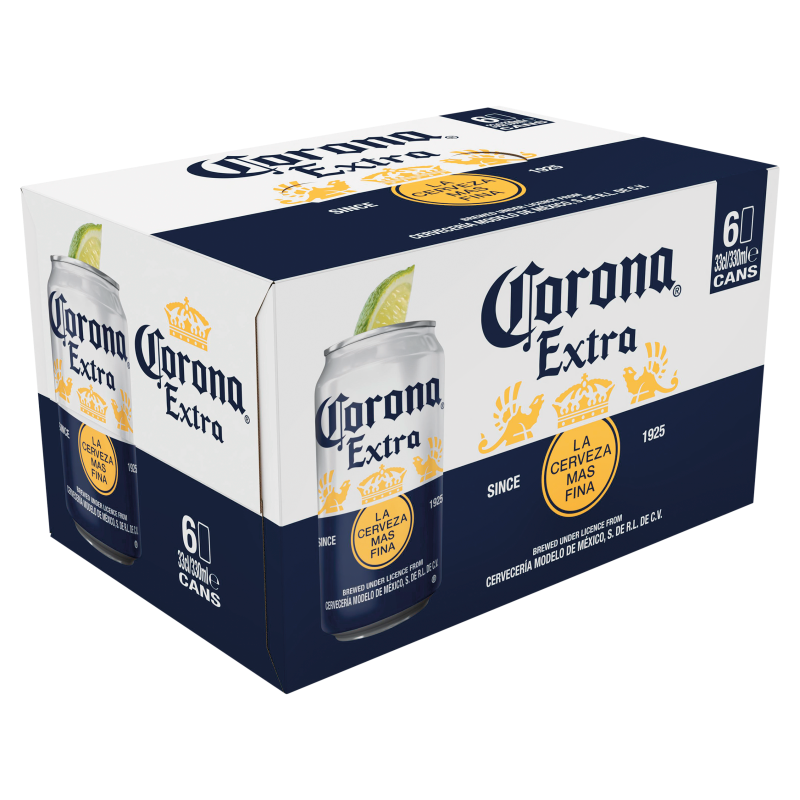 CORONA Extra piwo 6x330ml (puszka)
