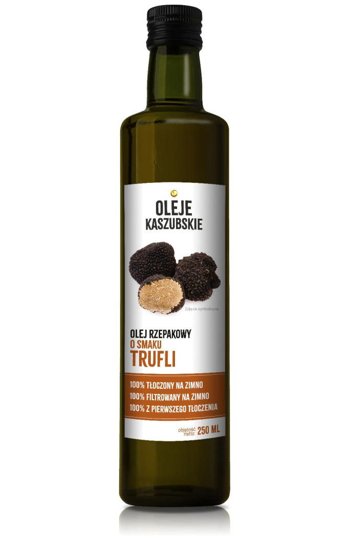 OLEJE KASZUBSKIE Olej rzepakowy z truflą (tłoczony na zimno)