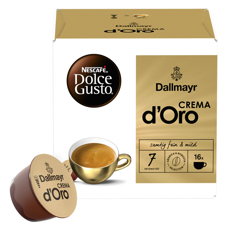 NESCAFÉ Dolce Gusto Dallmayr Crema d'Oro Kawa w kapsułkach (16 kapsułek) frisco.pl