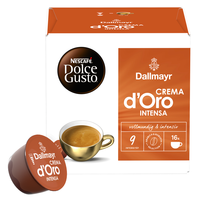 NESCAFÉ Dolce Gusto Dallmayr Crema d'Oro Intensa Kawa w kapsułkach (16 kapsułek)