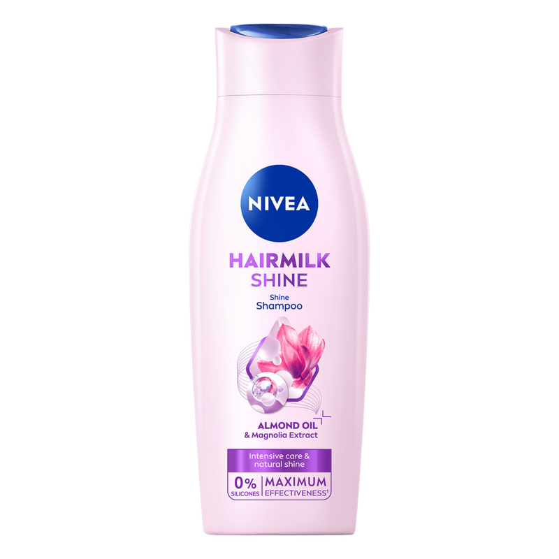 NIVEA Hairmilk Mleczny szampon wyzwalający blask Natural Shine frisco.pl