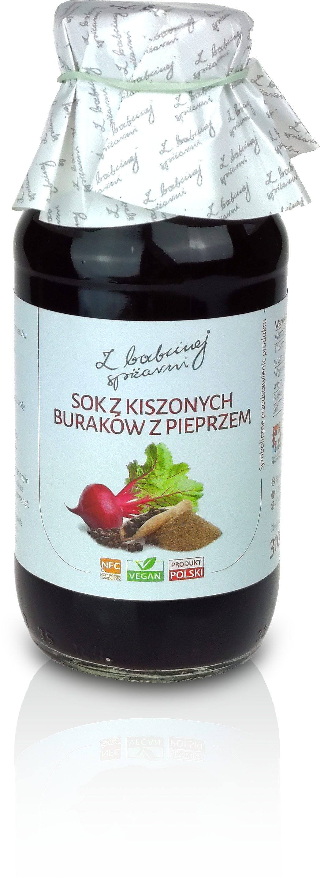 Z BABCINEJ SPIŻARNI Sok z kiszonych buraków z pieprzem