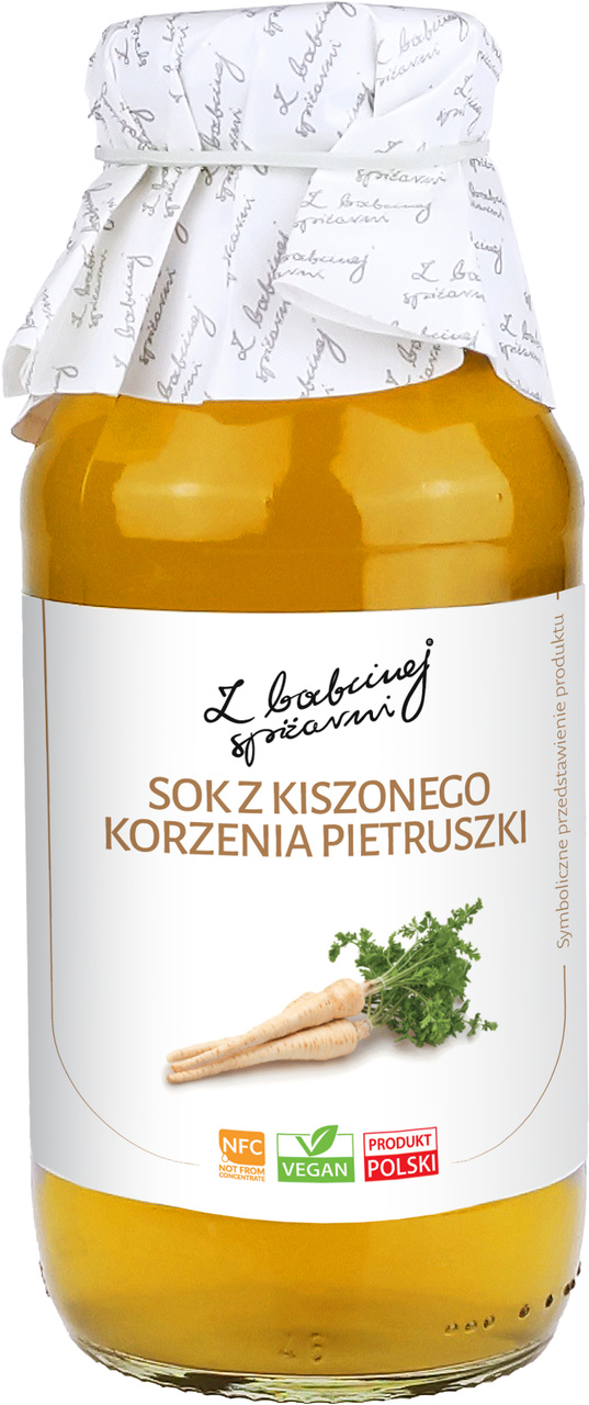 Z BABCINEJ SPIŻARNI Sok z kiszonego korzenia pietruszki
