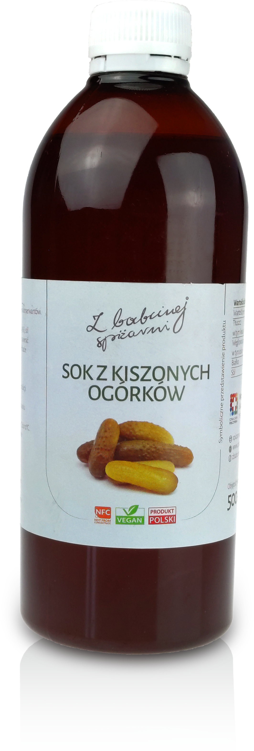 Z BABCINEJ SPIŻARNI Sok z kiszonego ogórka