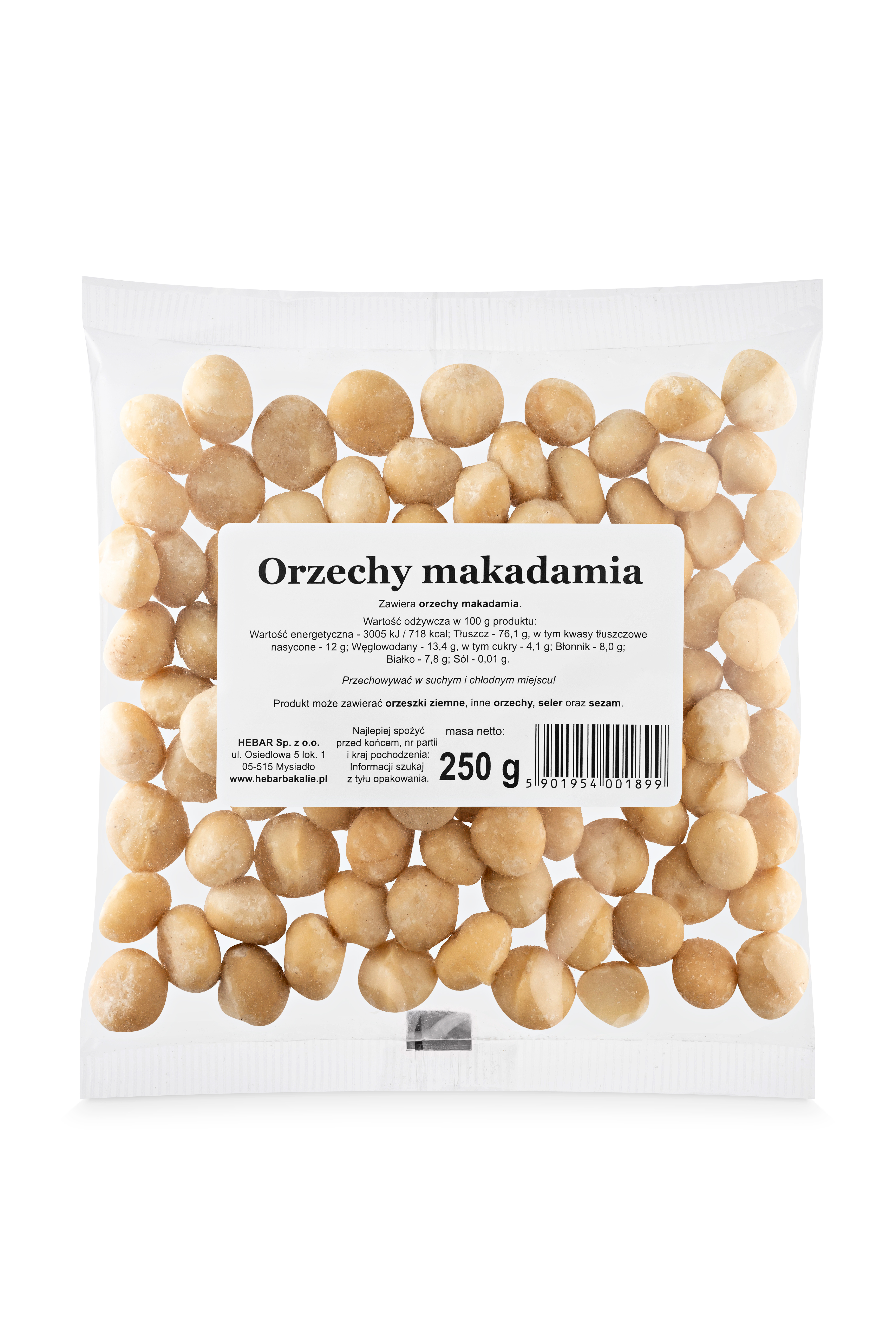 HEBAR Orzechy makadamia
