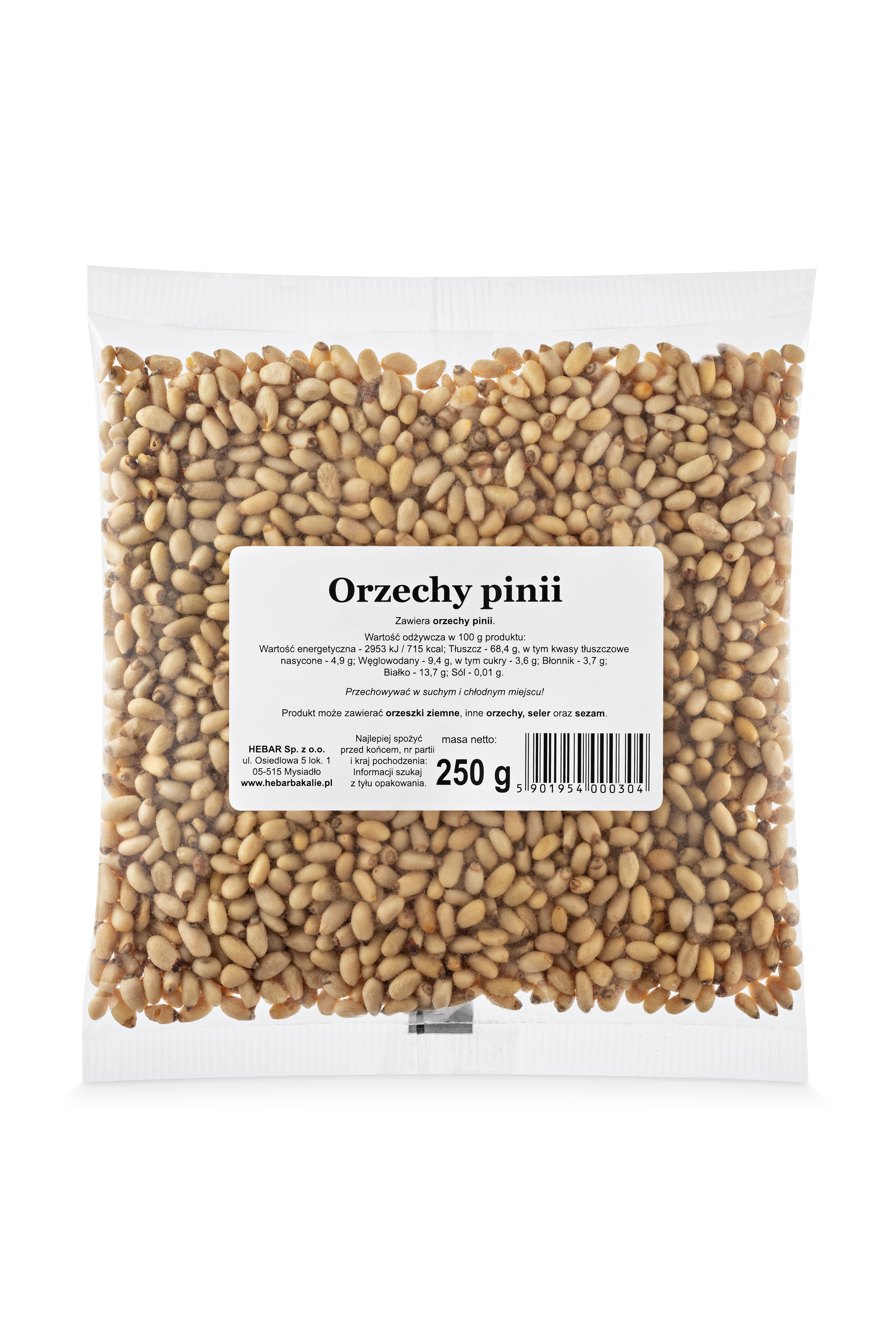 HEBAR Orzechy pinii